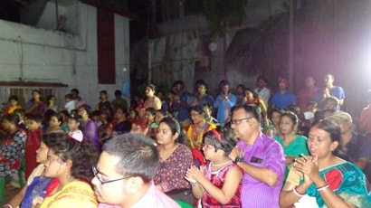 Audience - Rooftop Concert, May 2018 - NSM Music School Kolkata