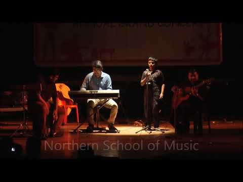 Despacito & Senorita Medley - Keyboard, Classical Guitar, Cajon & Shaker - NSM Annual Grand Concert 2017 | Learn Music in Kolkata