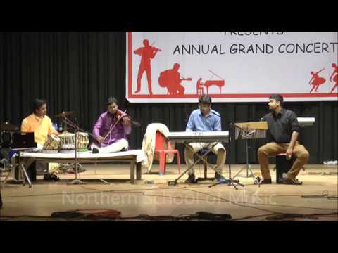 Indian Classical Music on Violin with Tabla, Keyboard and Cajon - NSM Annual Grand Concert 2017