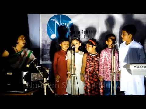 Rabindra Sangeet - Indian Vocal Junior - Rooftop Concert, May 2018, NSM Music School Kolkata
