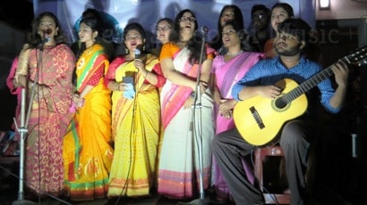 Indian Vocal Seniors - Rooftop Concert, May 2018 - NSM Music School Kolkata