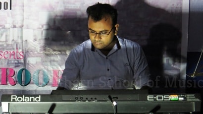 Keyboard Performance by Tanay - Rooftop Concert, May 2018 - NSM Music School Kolkata