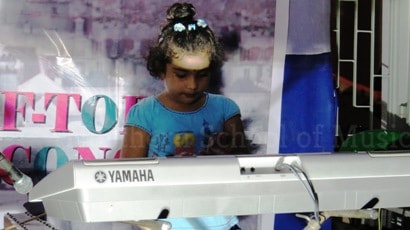 Keyboard Performance by Upasya - Rooftop Concert, May 2018 - NSM Music School Kolkata