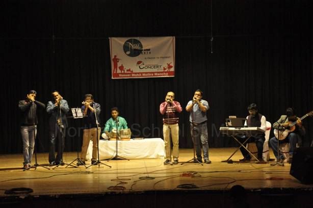 Contemporary Songs in Orchestration Fusion involving Mouth Organ, Tabla, Keyboard Synthesizer and Classical Guitar at NSM Concert 2016