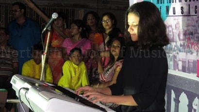 Piano Performance by Anushka - Rooftop Concert, May 2018 - NSM Music School Kolkata