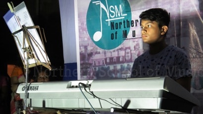 Piano Performance by Debabrata - Rooftop Concert, May 2018 - NSM Music School Kolkata