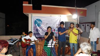 Spanish Guitar with Western Vocal at Roof-Top Concert April 2017 hosted by Northern School of Music