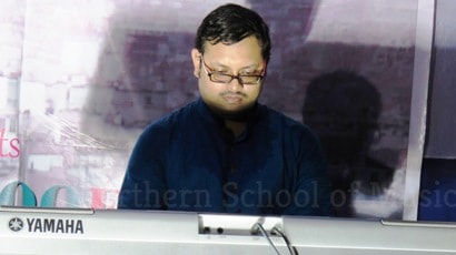 Synthesizer Performance by Soumyadip - Rooftop Concert, May 2018 - NSM Music School Kolkata