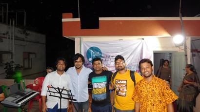 Teachers at Northern School of Music near Dumdum Station in Kolkata