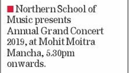NSM Annual Grand Concert 2019 News on The Telegraph dated 05.06.2019