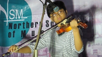 Western Violin Performance by Urjani  - Rooftop Concert, May 2018 - NSM Music School Kolkata