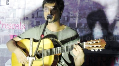 Western Vocal with Classical Guitar by Saptarshi - Rooftop Concert, May 2018
