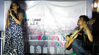 Western Vocal with Classical Guitar by Torsa and Saptarshi - Rooftop Concert, May 2018